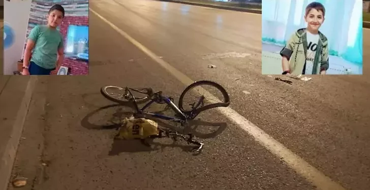 Otomobilin çarptığı bisikletteki 2 kardeş hayatını kaybetti