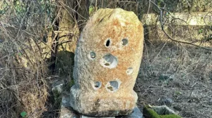 Muğla’da halk arasında ‘Delik Dede’ mezarlığı olarak bilinen kutsal alandaki