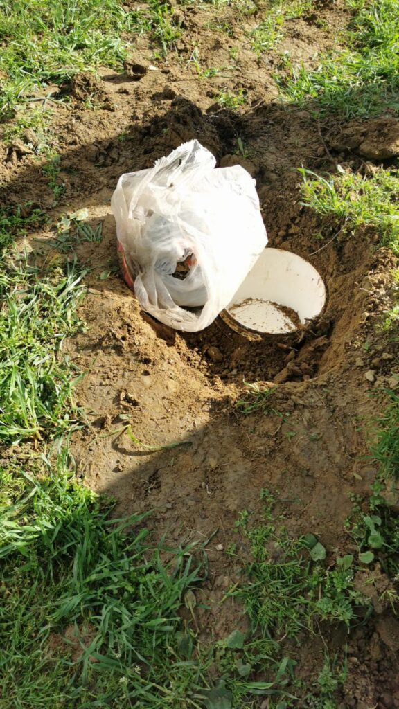 Zeytin ağacı dibine gömülen uyuşturucuyu narkotik köpeği Dilbaz buldu