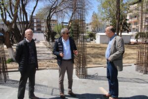 Kaplan, projeleri yerinde inceledi