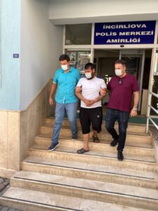 Rögar kapağı çaldı tutuklandı