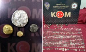 Kamyonda 632 tarihi eser ele geçirildi