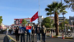 Aydın’da 2 dakika hayat durdu
