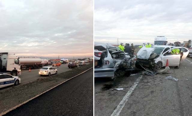 Cenaze yolunda kaza: 6 ölü, 3 yaralı