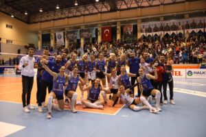 Aydın’ın Sultanları Macaristan temsilcisini 3-0 yendi
