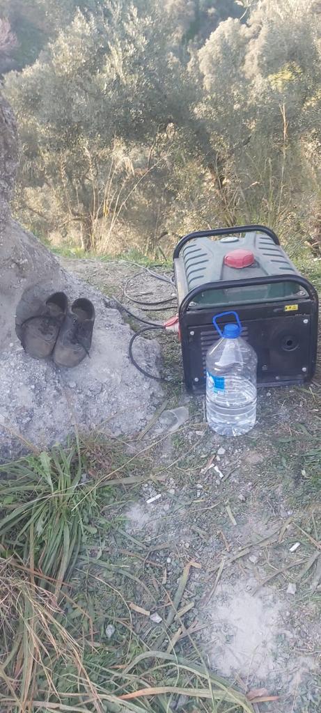 Hazine arazisinde kaçak kazı yapan 9 şüpheli yakalandı