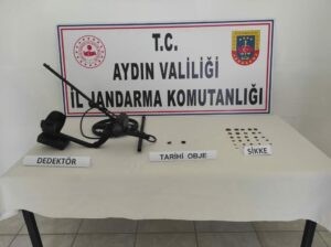Jandarmadan tarihi eser operasyonu 2 gözaltı