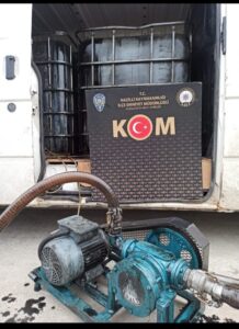 Nazilli’de 2 ton akaryakıt ve 140 kilo tütün yakalandı