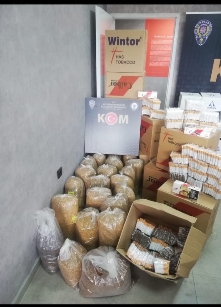 Nazilli’de 2 ton akaryakıt ve 140 kilo tütün yakalandı