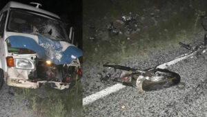 Kamyonetle çarpışan motosikletin kasksız sürücüsü öldü