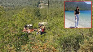 Şarampole yuvarlanan traktörün kadın sürücüsü öldü