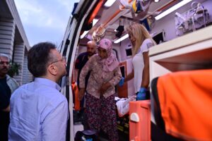 Riskli hastalar başka hastaneye sevk edildi