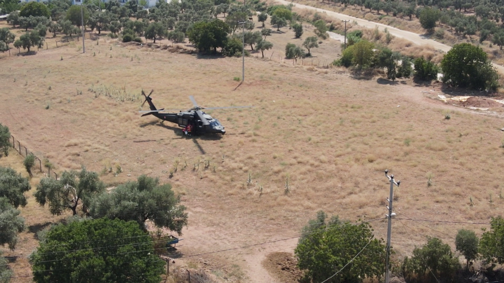 Tatbikatta Yaralılar Helikopterle Kurtarıldı