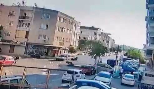 Zabıta Müdürüne silahlı saldırı anı güvenlik kamerasında