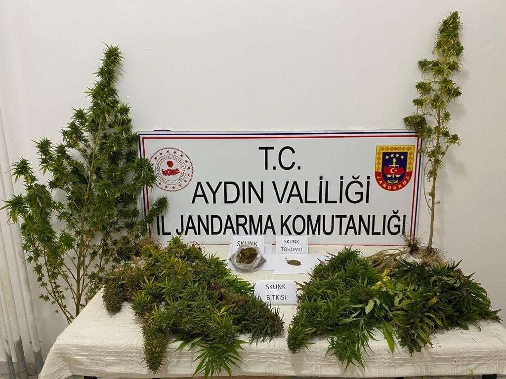 Evinde uyuşturucuyla yakalanan şüpheli gözaltına alındı