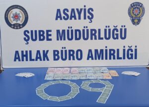 Polisten kumar baskını; 7 bin 276 lira ceza kesildi