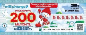 Büyük ikramiye tam 200 milyon TL