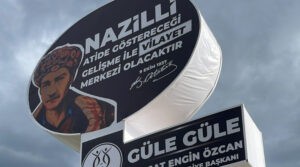 Nazilli il olmadan tabelası değişti