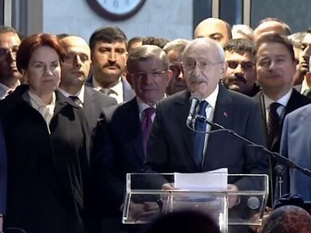 Millet İttifakı'nın adayı Kılıçdaroğlu