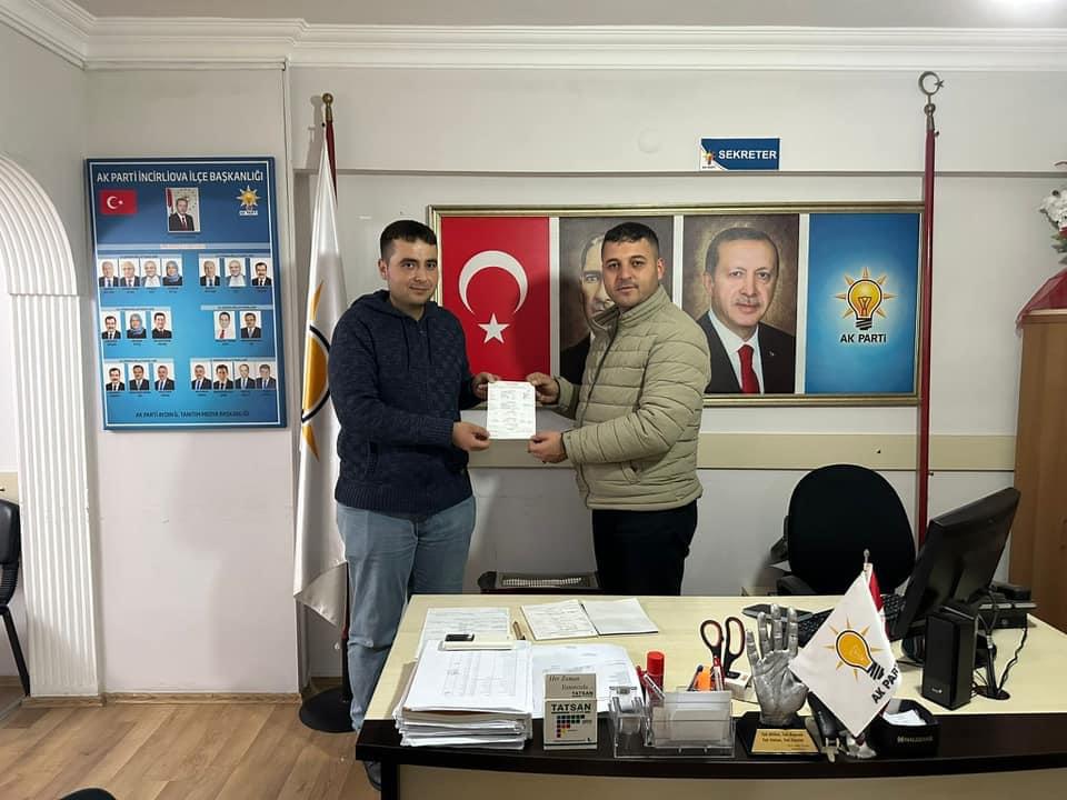 AK Parti’nin İncirliova’da üye sayısı 5 bin 415 oldu