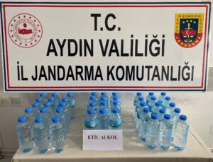 Sahte alkolle yakalandı