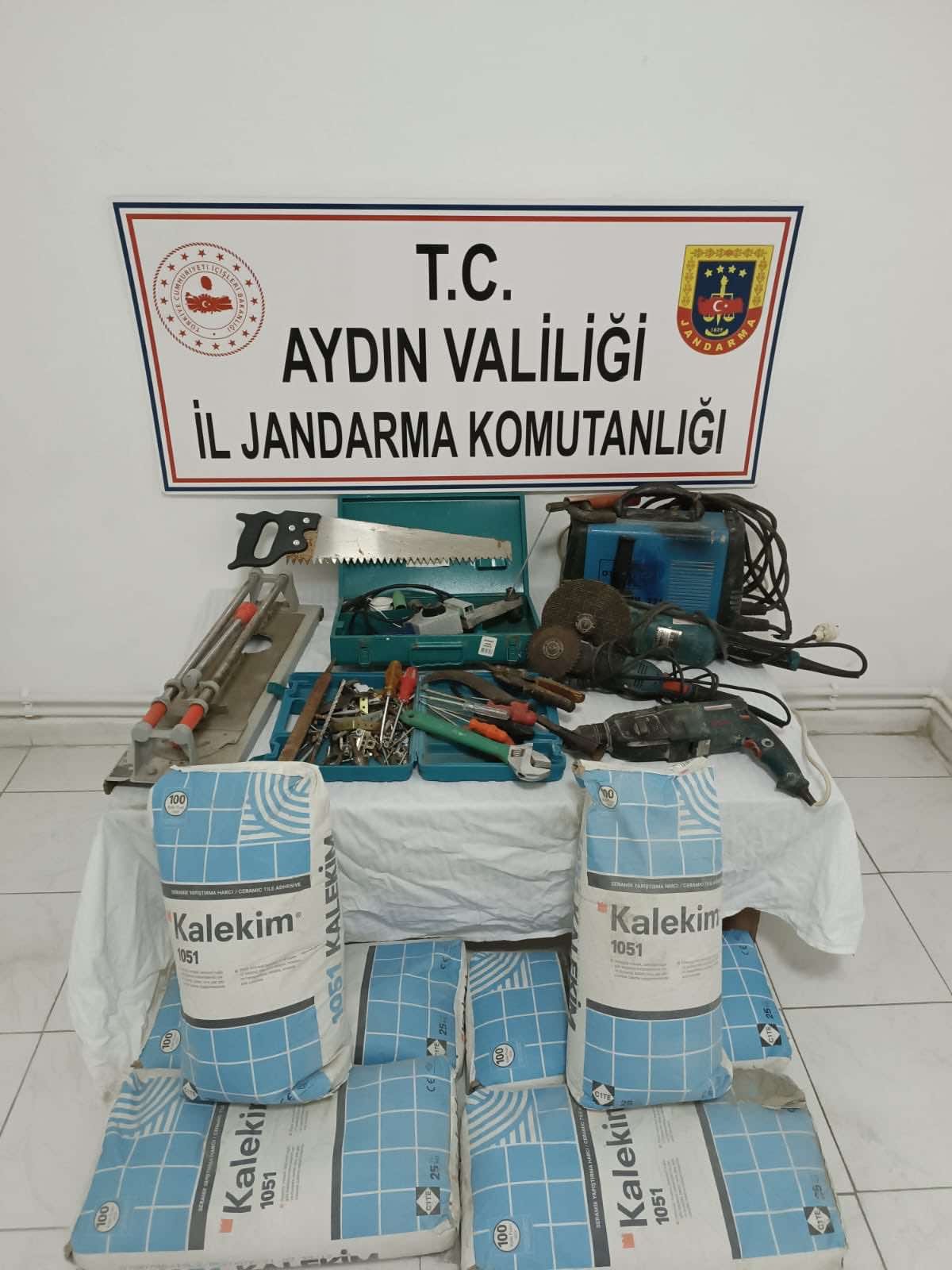 İnşaattan malzeme çalan şüpheli yakalandı