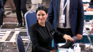 AK Parti Aydın Milletvekili seçilen eski Türkiye güzeli Seda Sarıbaş,