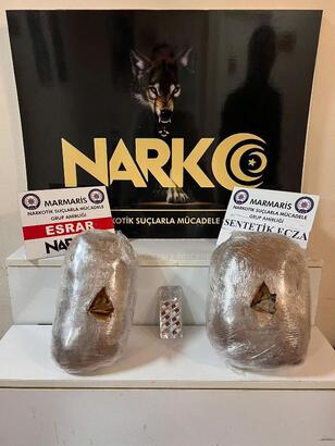 Coco'nun katıldığı operasyonda 3 kilo esrar ele geçirildi