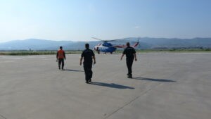 Aydın’da helikopter destekli denetim