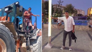 Aydın’ın Nazilli İlçesinde dün çalıştığı Aydın-Denizli Otoyolunda arkadaşları tarafından ölü