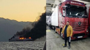 İtalya açıklarındaki feribot yangınında kaybolan TIR şoförü Mehmet Çakır’dan (42)