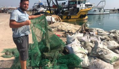 Balıkçıların ağına balık yerine pirinç dolu 65 çuval takıldı