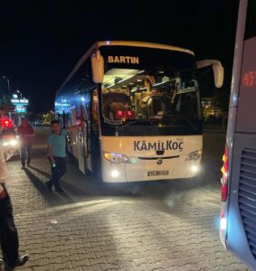 Otobüs kazalarını önlemek amaçlı denetim noktası kuruldu