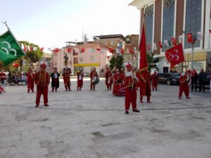 Koçarlı 100. Yıl kutlamalarına mehteranla başladı