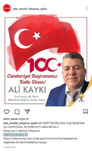 Ali Kaykı, AK Parti'den aday adayı oldu