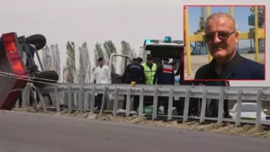 Çorum‘da TIR ile çarpışan traktördeki 2 kişi öldü, 1 kişi