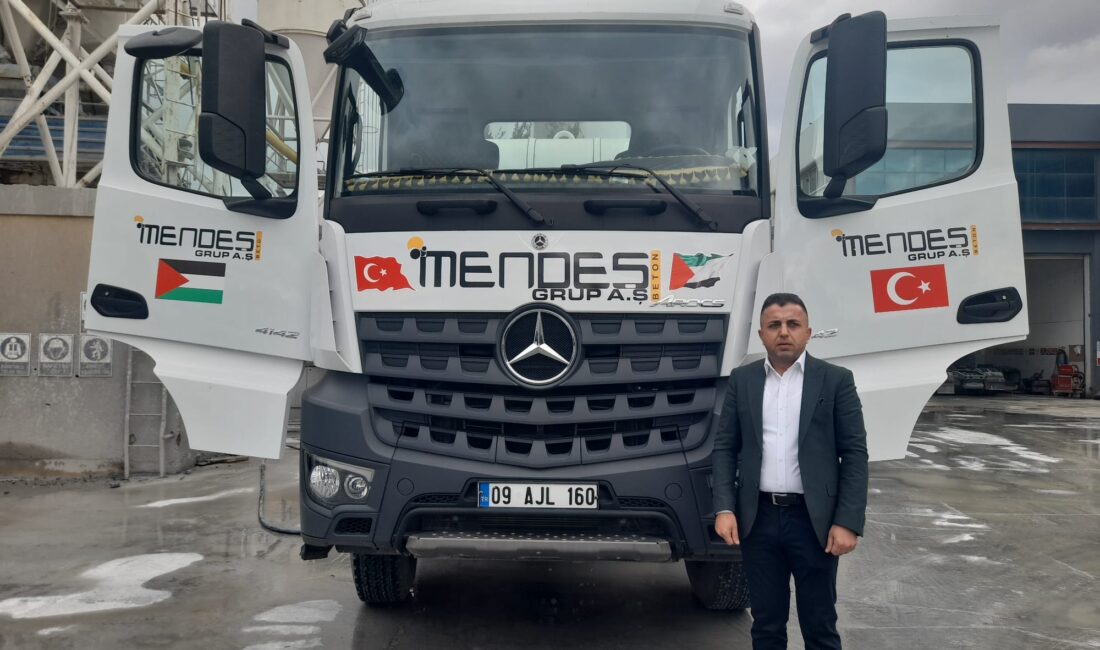 Aydın’ın önde gelen şirketlerinden birisi olan Mendeş Grup A.Ş, mikser,