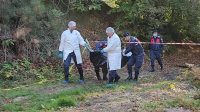 Zonguldak’ta yol kenarındaki ormanda benzin dökülerek yanmış 50’li yaşlarda erkeğe