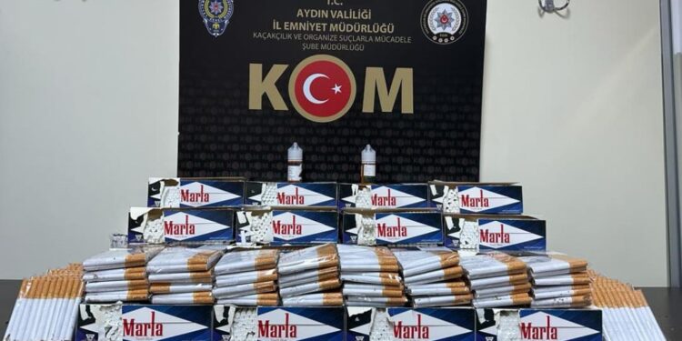 Polisten kaçak tütün ve sigara operasyonu