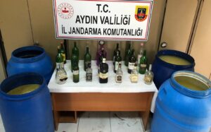 Aydın’ın Karacasu İlçesinde bir ihbarı değerlendiren jandarma ekiplerinin bir eve