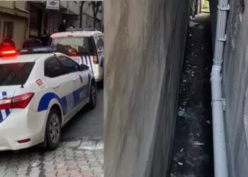 Banyoda doğum yaptı, bebeği bina boşluğuna attı