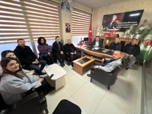 CHP İncirliova Belediye Başkan adayı Osman Gökmen seçim çalışmaları kapsamında