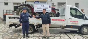 Manisa‘nın Sarıgöl ilçesinde, 4 ay önce çalınan traktör, jandarmanın takibi