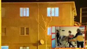 Bursa‘nın İnegöl ilçesinde, çamaşırları topladığı 3 katlı binanın çatısından düşen