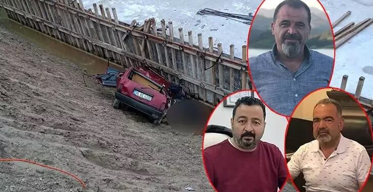 Kazada ölen 3 arkadaş yan yana toprağa verildi