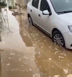 Aydın Büyükşehir Belediyesi tarafından İncirliova’nın Sandıklı Mahallesinde yapılan yol yenileme