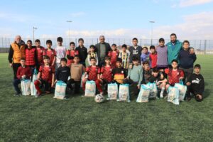 Koçarlı Belediye Başkanı Nedim Kaplan, Belediyespor Kulübü bünyesinde bulunan basketbol,