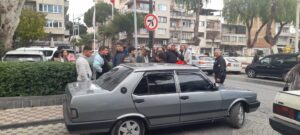 İncirliova’da otomobili durdurup sopayla sürücüyü dövdüler