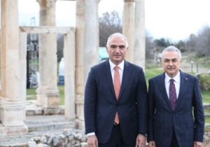 Aydın’ın Karacasu İlçesinde bulunan Aphrodisias’a bu yıl içerisinde yapmayı planladıkları
