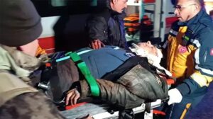 Gaziantep’te Emniyet Müdürlüğü’ne ait polis helikopteri Nurdağı ilçesinde kırsal alanda